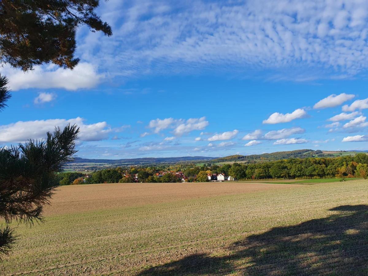 בורקן Ferienwohnung Am See Dillich - Eigener Garten - Ruhige Lage - Natur Vor Der Haustuer מראה חיצוני תמונה